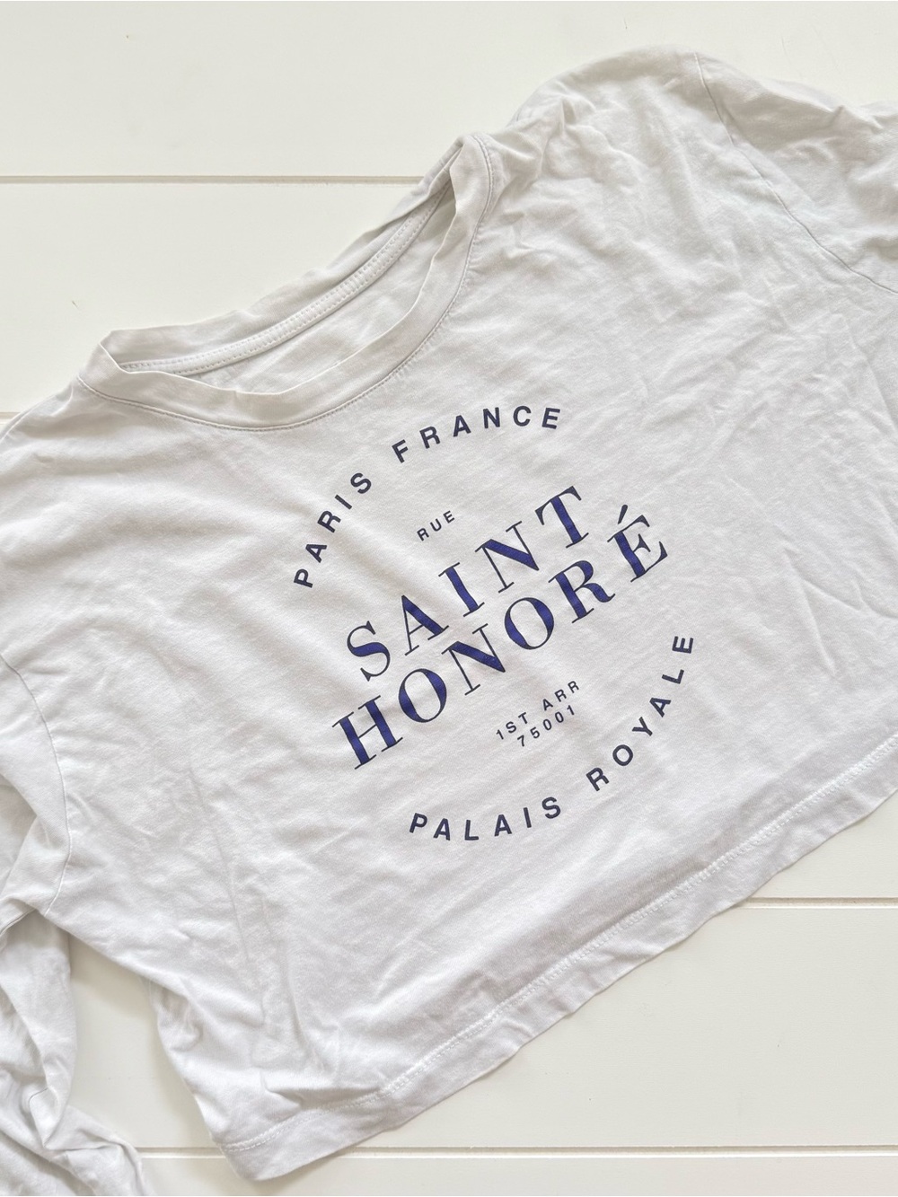 Saint Honoré Graphic Long Sleeve Tee - White